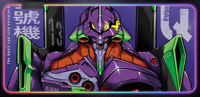 Ігрова поверхня для мишки з Аніме принтом "Євангеліон / Evangelion" LED підсвічування 800*300*4 мм 1501