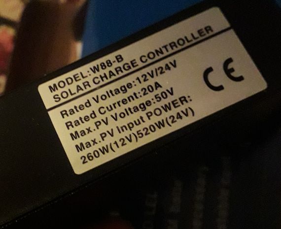 Контролер заряду PWM 20a 12v/24v для сонячної системи акб | Зображення 7