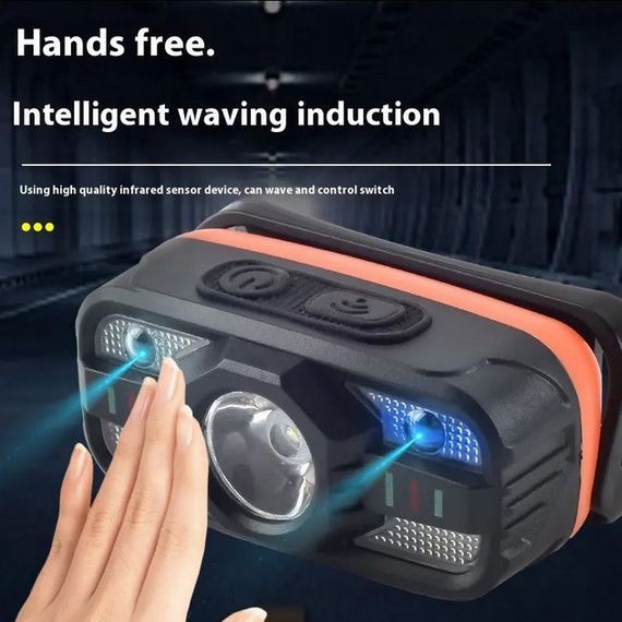 Налобный фонарь WH-0188, XPE+SMD | Зображення 1