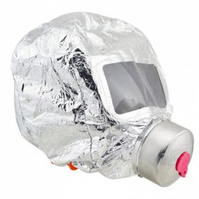 Маска противогаз из алюминиевой фольги, панорамный противогаз Fire mask защита головы от радиации ON-77
