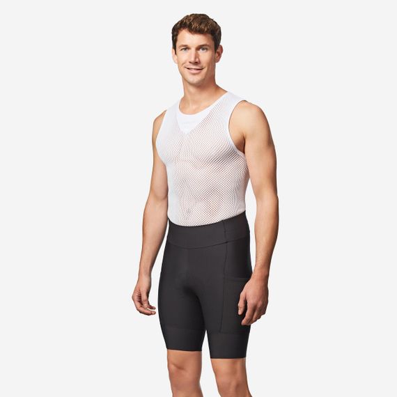 Велошорти Endurance без бретелей чоловічі для велоспорту чорні - XL