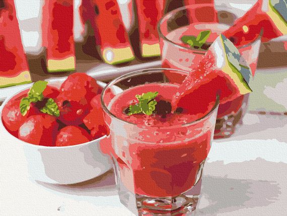 Картина по номерам. Art Craft "Арбузный смузи" 40х50 см 12008-AC