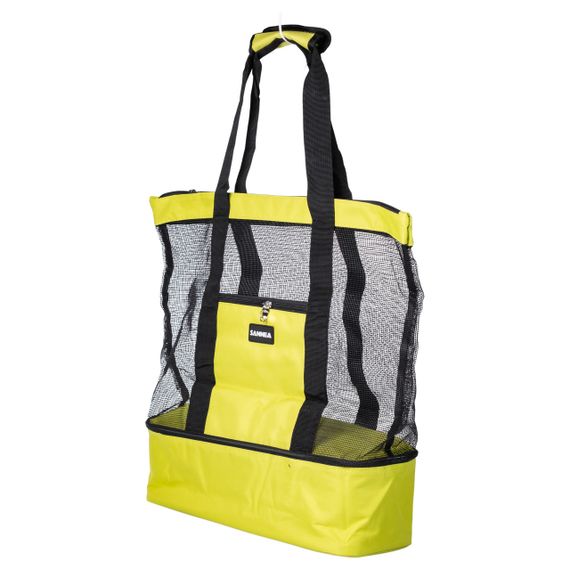 Пляжна сумка холодильник, термосумка на 2 відділення для природи та пікніка 47×15×48 (см) HP-14-25GR | Зображення 3