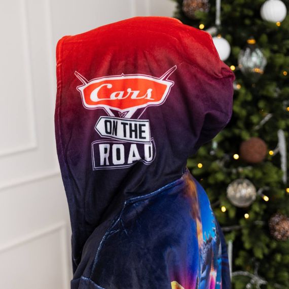 Халат дитячий з плюшевого велюру Cars 18224 158-164 см | Зображення 3