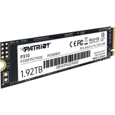 Накопитель SSD M.2 2280 1.92TB Patriot (P310P192TM28) (P310P192TM28) | Зображення 1