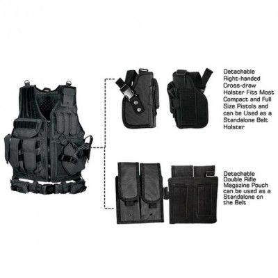 Жилет разгрузочный Leapers Black (PVC-V547BT) | Зображення 3