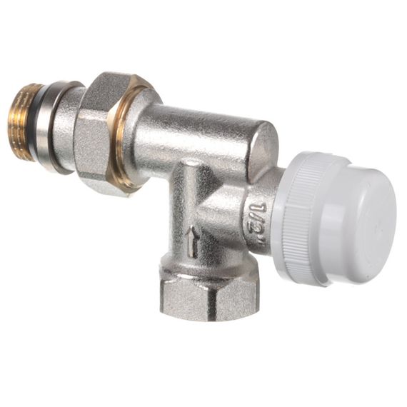 Кран термостатичний осьовий з системою "антипротікання" кутовий Koer KR.931-Gi - 1/2x1/2 (KR3064) | Зображення 1