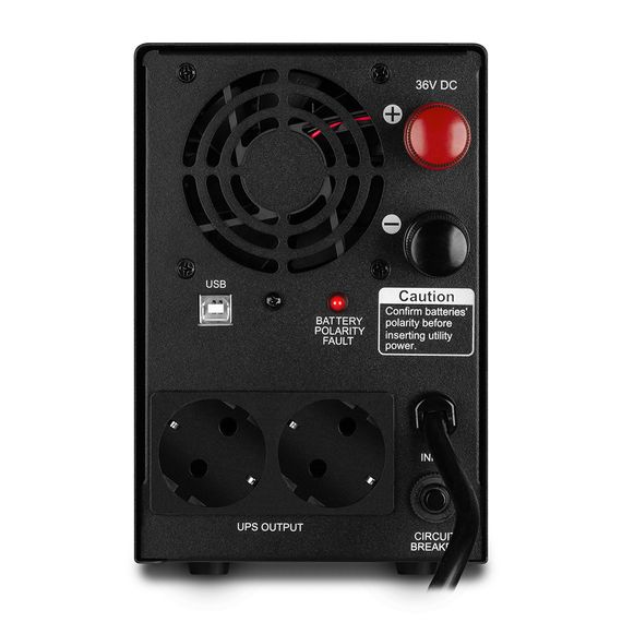Пристрій безперебійного живлення Powercom INF-3000 1800W 36V (INF-3000) | Зображення 2