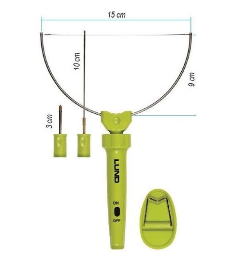 Термоніж для різання пінопласту 9 Вт 3 насадки LUND-78894 | Зображення 1
