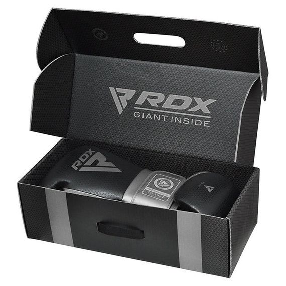 Боксерські рукавиці RDX MARK PRO SPARRING TRI LIRA 2 SILVER-16 унцій (капа в комплекті) | Зображення 4
