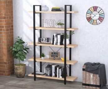 Стеллаж Loft Design Сингл-5-120 дуб борас