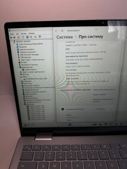 Ноутбук Dell Inspiron 7440 2in1 / 14" (1920x1080) IPS Touch / Intel Core 3 100U (2 (4) ядра по 1.2 - 4.7 GHz) / 8 GB DDR5 / 512 GB SSD / Intel Graphics Xe / WebCam б/у | Зображення 8
