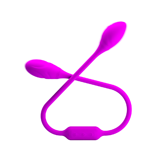 Гнучкий вібростимулятор для пар PRETTY LOVE Dream Lover's Whip, фіолетовий, 65.5 х 3.2 см Sex Aura | Зображення 1