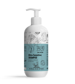 Шампунь для собак та котів з чутливою шкірою Tauro Pro Line Pure Nature Ultra Sensitive, 400 ml
