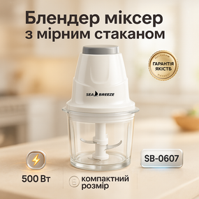 Потужний професійний блендер, Кухонний блендер комбайн з чашею чоппер електричний DS-68