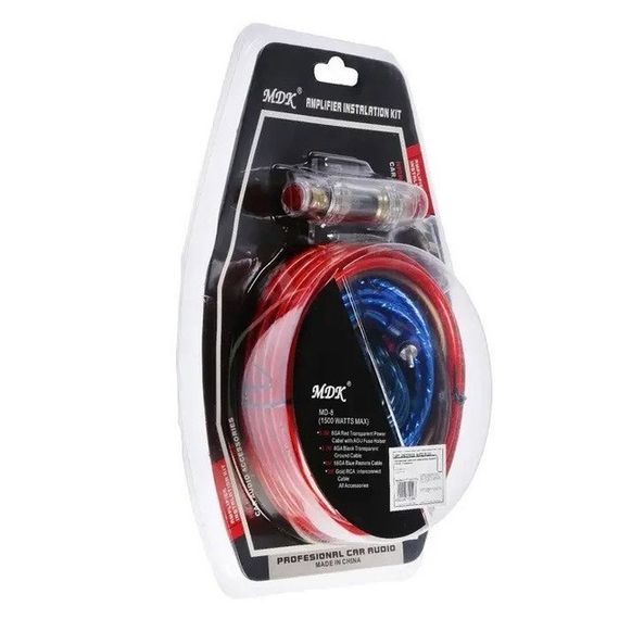 Набір дротів для встановлення саббуфера kit MD 8, набір кабелів для автоакустики RP-36 | Зображення 2