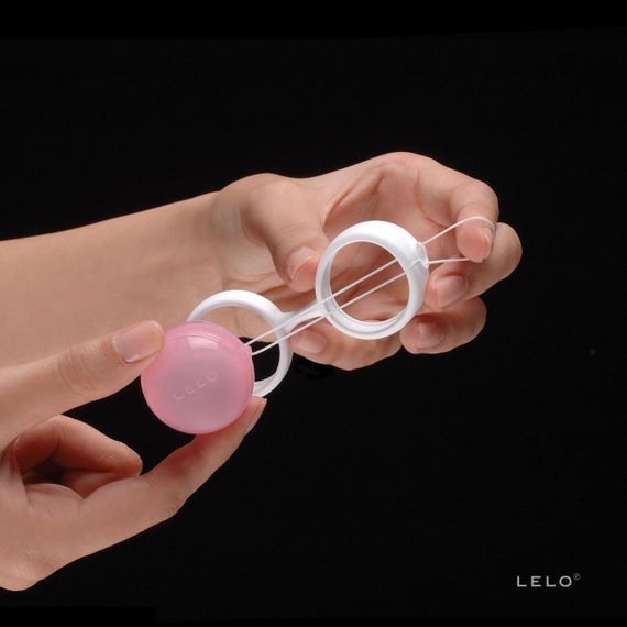 Набор вагинальных шариков LELO Beads, диаметр 3,5 см, изменяемая нагрузка, 2х28 и 2х37 г | Зображення 5