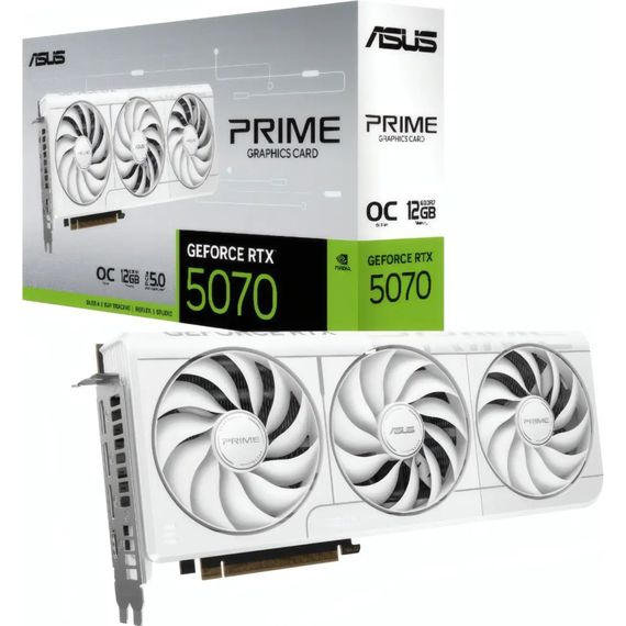 Відеокарта ASUS GeForce RTX5070 12Gb PRIME OC WHITE (PRIME-RTX5070-O12G-WHITE) | Зображення 5