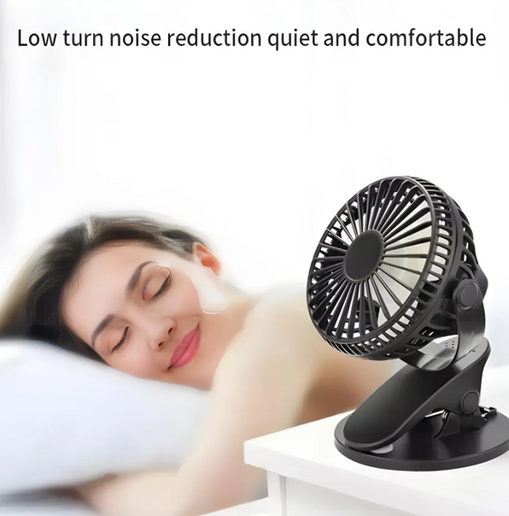 Вентилятор-прищіпка настільний, Вентилятор з підставкою та затискачем TGX-210   знижка | Зображення 6