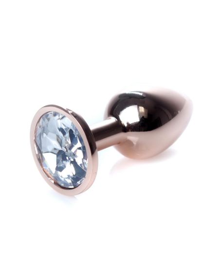 Анальна пробка - Jewellery Red Gold PLUG- Clear | Зображення 2