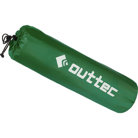 Самонадувний килимок Outtec з подушкою гладкий зелений | Зображення 6