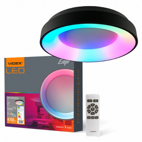 LED Світильник 72W чорний VLE-ERC-RGB-72B Videx