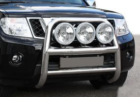 Кенгурятник WT018 (нерж) для Nissan Pathfinder R51 2005-2014 гг