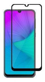 Защитное стекло 3D для Xiaomi Redmi 9 черное (полная проклейка на весь экран)