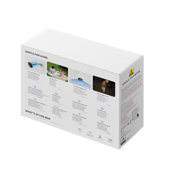 IP-камера відеоспостереження Baseus Security B1 Outdoor Camera 2K White | Зображення 2