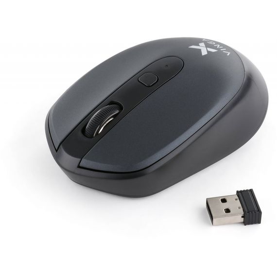 Мишка Vinga MSW-908 Silent Click grey | Зображення 1