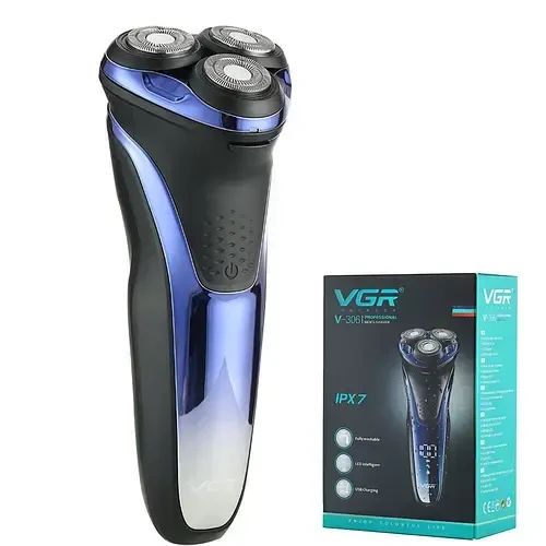 Электробритва VGR V-306 Синяя | Зображення 3