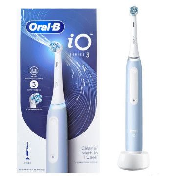 Електрична зубна щітка Oral-B Braun Blue iO 3 iOG3-1A6-0 голуба