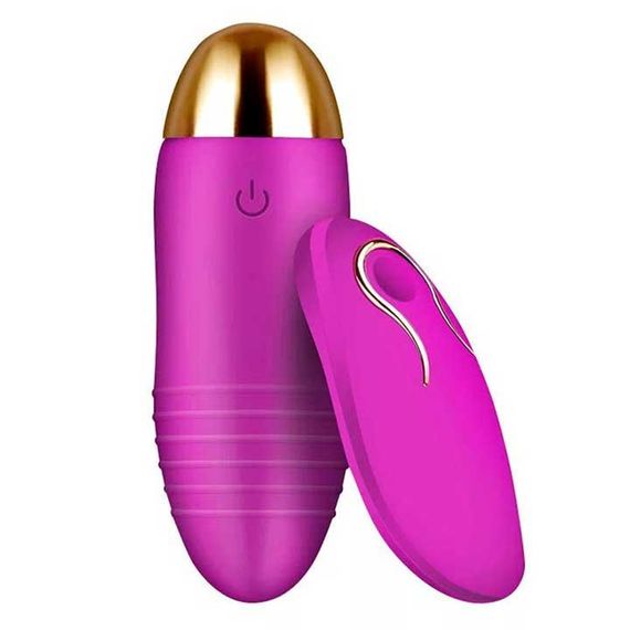 Яскраве віброяйце з Д/У USB фіолетовий