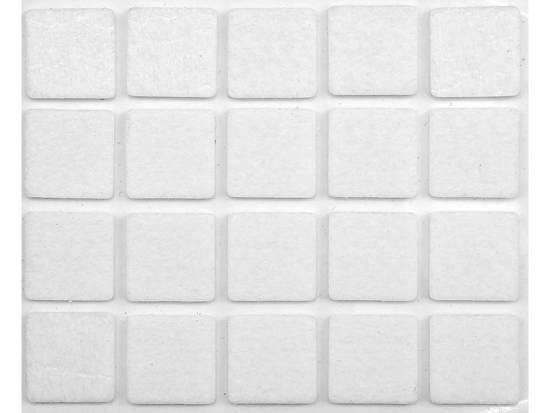 Протектор самоклеючий повстяний VOREL, 20х20мм, набір 20шт. [60/720] VR-74841