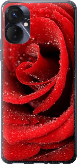 Чехол на Tecno Spark 9 Pro Красная роза "529u-2832-17620"