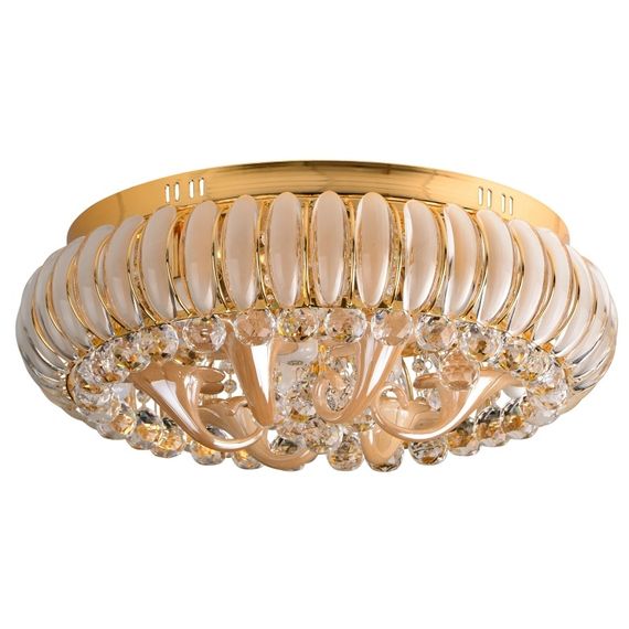Люстра торт потолочная с подсветкой LED E14 40W G (BCL-390S/8)