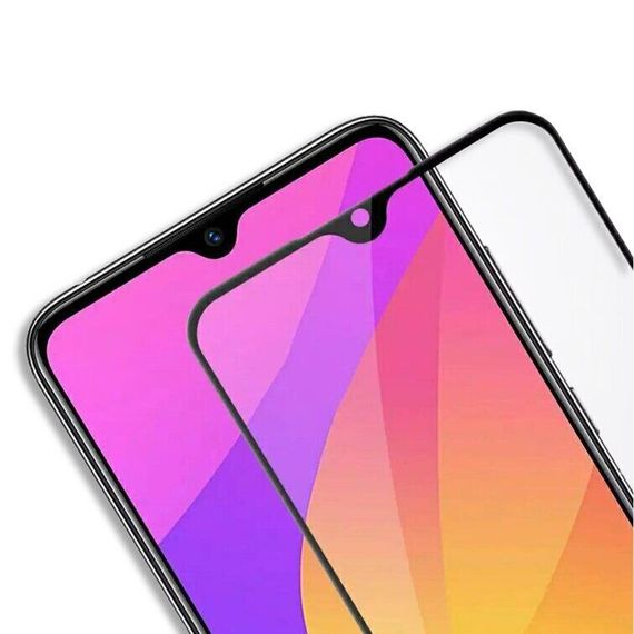 Захисне скло 2.5D на весь екран для Xiaomi MiA3 колір Чорний | Зображення 2