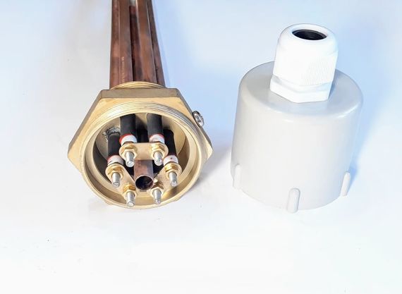 Блок ТЭНов 9000W с резьбой 2" 380V | Зображення 1