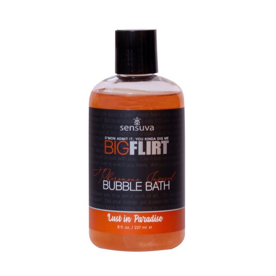 Піна для ванни Sensuva — Big Flirt Pheromone Bubble Bath — Lust in Paradise (237 мл) Sex Aura