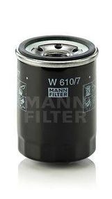 Фільтр масляний двигуна HYUNDAI I10, I20 1.1-1.2 08- (вир-во MANN) MANN-FILTER W6107 на HYUNDAI i10 (PA)
