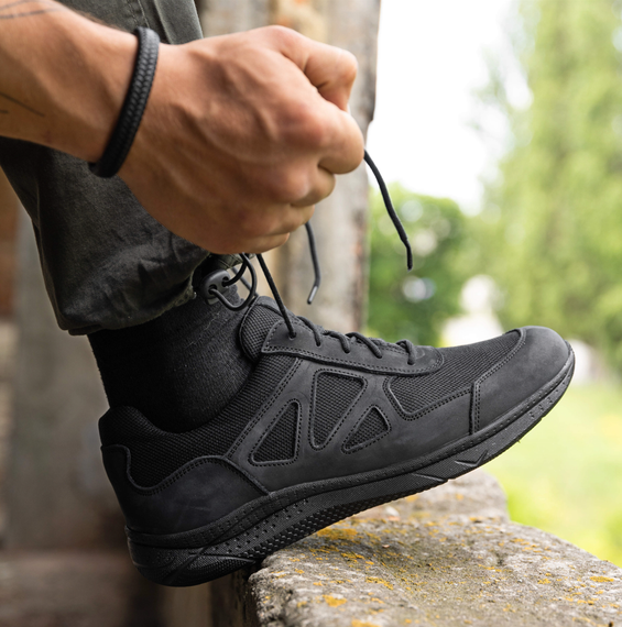Кроссовки тактические STIMUL Ягуар Черные / Нубук / Cordura / Деми / с 35 по 50р. 25.7, Демі, Черный