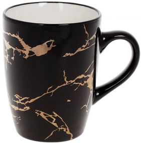 Кухоль порцеляновий "Чорний Мармур" 360мл