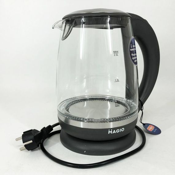 Хороший электрический чайник 2 л Magio MG-982 | Электрочайники с подсветкой | OB-716 Электронный чайник | Зображення 8