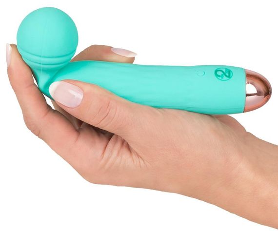 Універсальний вібромасажер Mini Vibrator Cuties Green, бірюзовий | Зображення 6