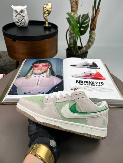 Кросівки SB Dunk Low SE “85 Double Swoosh Light Grey Mint , В'єтнам 38 24 см | Зображення 5