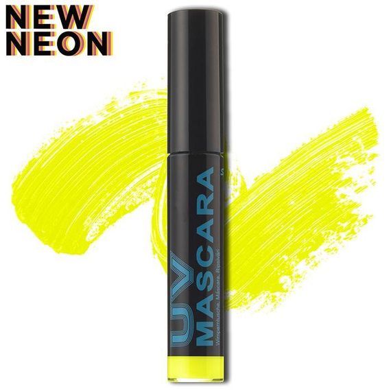 Неоновая цветная тушь для ресниц Желтая Stargazer Neon Mascara Yellow 10 г