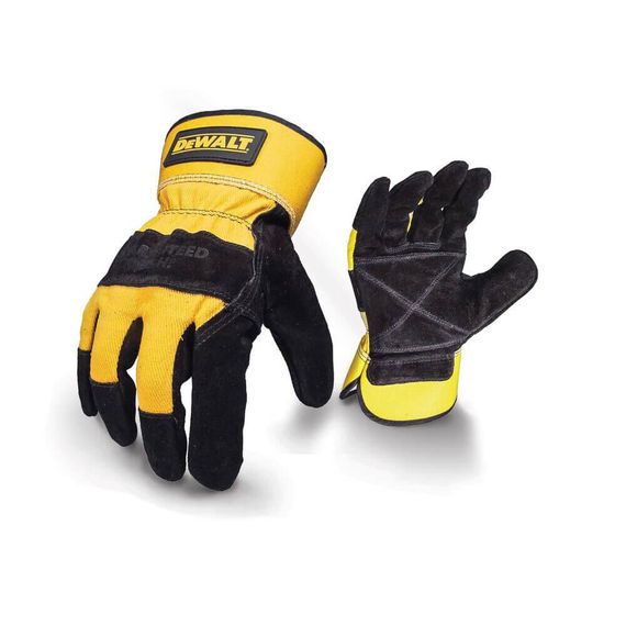 Рукавички універсальні, зі шкіряною долонею та пальцями DeWALT DPG41L
