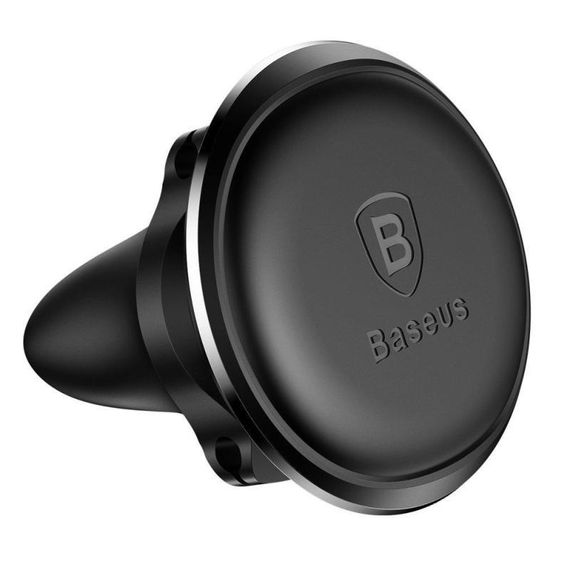 Автодержатель магнитный Baseus Magnetic Air Vent OS with cable clip (C40141201113-00) Black | Зображення 2