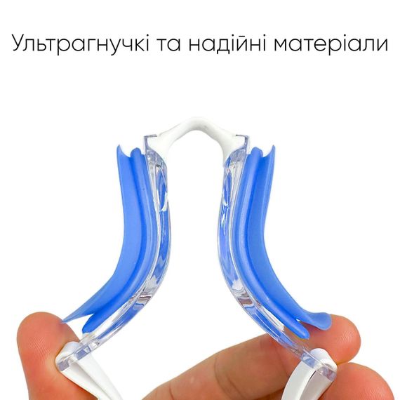 Очки для плавания Renvo Sanaga Pro Уни Anti-fog Белый, Синий OSFM (2SG400-34) | Зображення 2