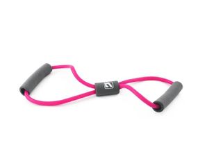 Эспандер-восьмерка LiveUP SOFT EXPANDER розовый Уни S-6x9х1200мм LS3202-Lp